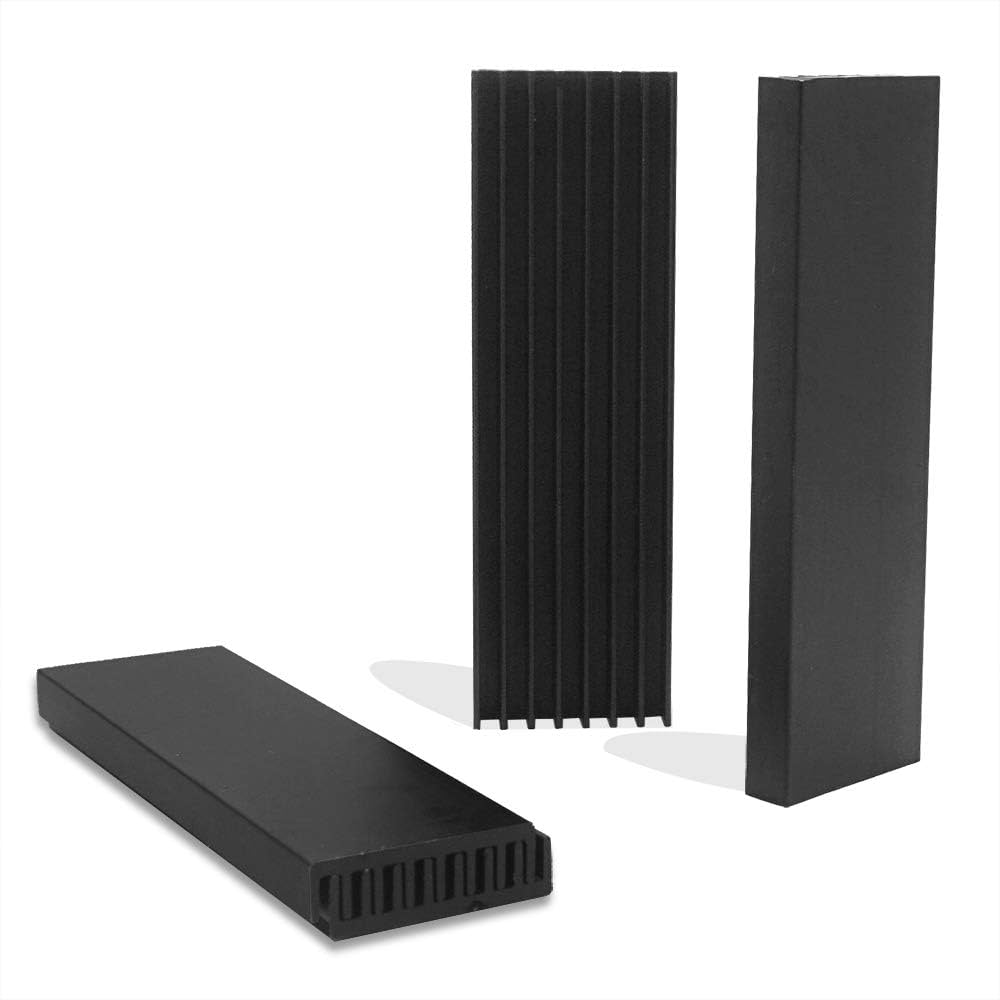 Amazon | Tuloka 4個ヒートシンク 導熱接着シート4pcs付き 熱