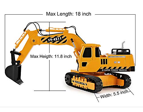 double e remote control excavator