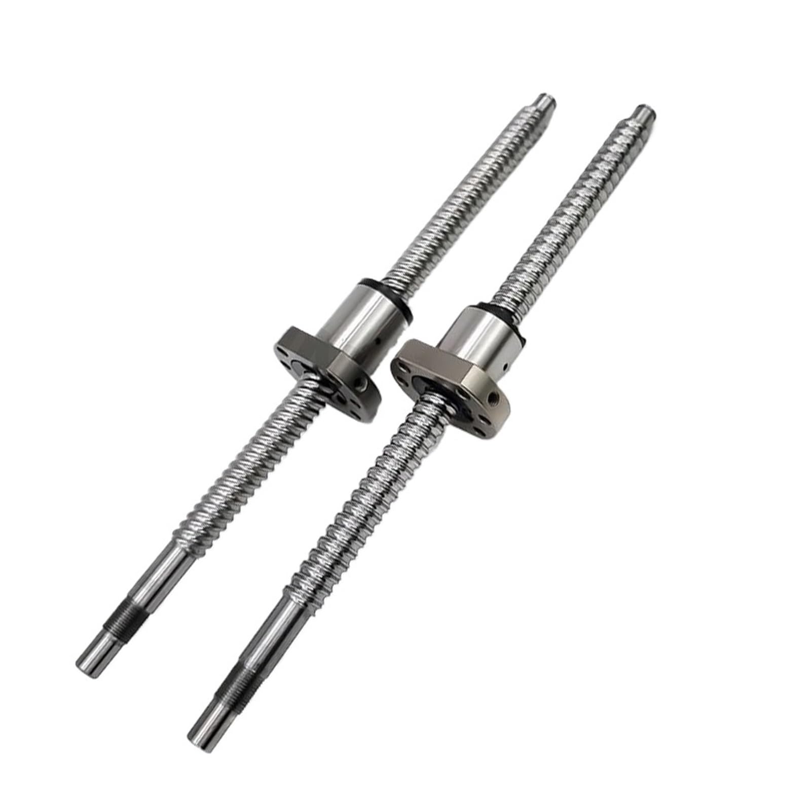 Mandrino a sfera senza gioco L1050 – 1400 mm, lavorato C7 SFS3220 con rullo a flangia, dado a sfera singola BK/BF estremità per parte (1150 mm)