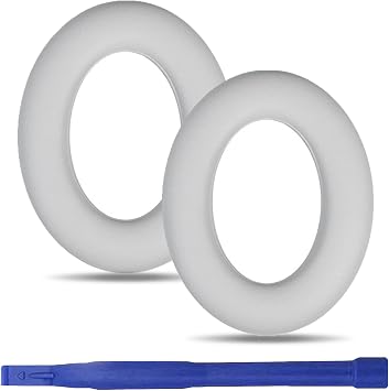 Replacement Earpads for Bose QuietComfortQC Ultra Wireless Headphones, Ear Cushions with Softer Protein Leather and Memory Foam White