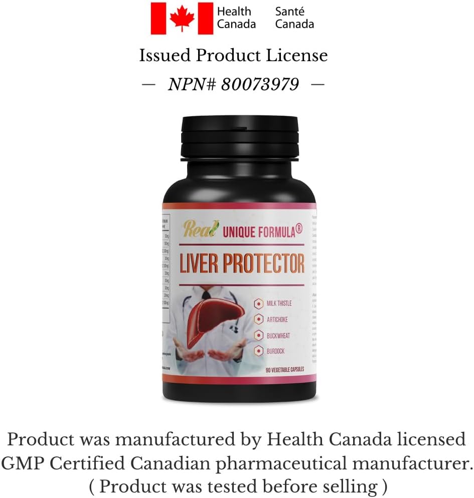 Liver Support Supplement, Herbal Liver Detox with Milk Thistle, Artichoke Leaf, Buckwheat Sprouted, Methionine, Curcumin, Betaine, Plant-Based (90 Capsules) - Image 9