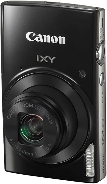 Canon IXY 210 BK Digital Camera, Black