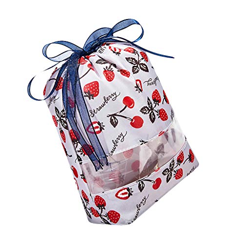 Preisvergleich Produktbild PinkLu bedruckter Kordelzug Kosmetiktasche Multifunktionsgroßer Waschbeutel wasserdichte Toilettenartikel Tasche Reisetasche