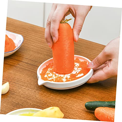 GLEAVI Garlic Masher Fruit Milling Plate Versatile Garlic Grinding Tool for Ginger Onions Spices and Vegetables Easy to Use Odor Design for Home Kitchens