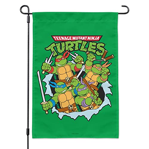 ninja flag - GRAPHICS & MORE Teenage Mutant Ninja Turtles Group Retro Garden Yard Flag