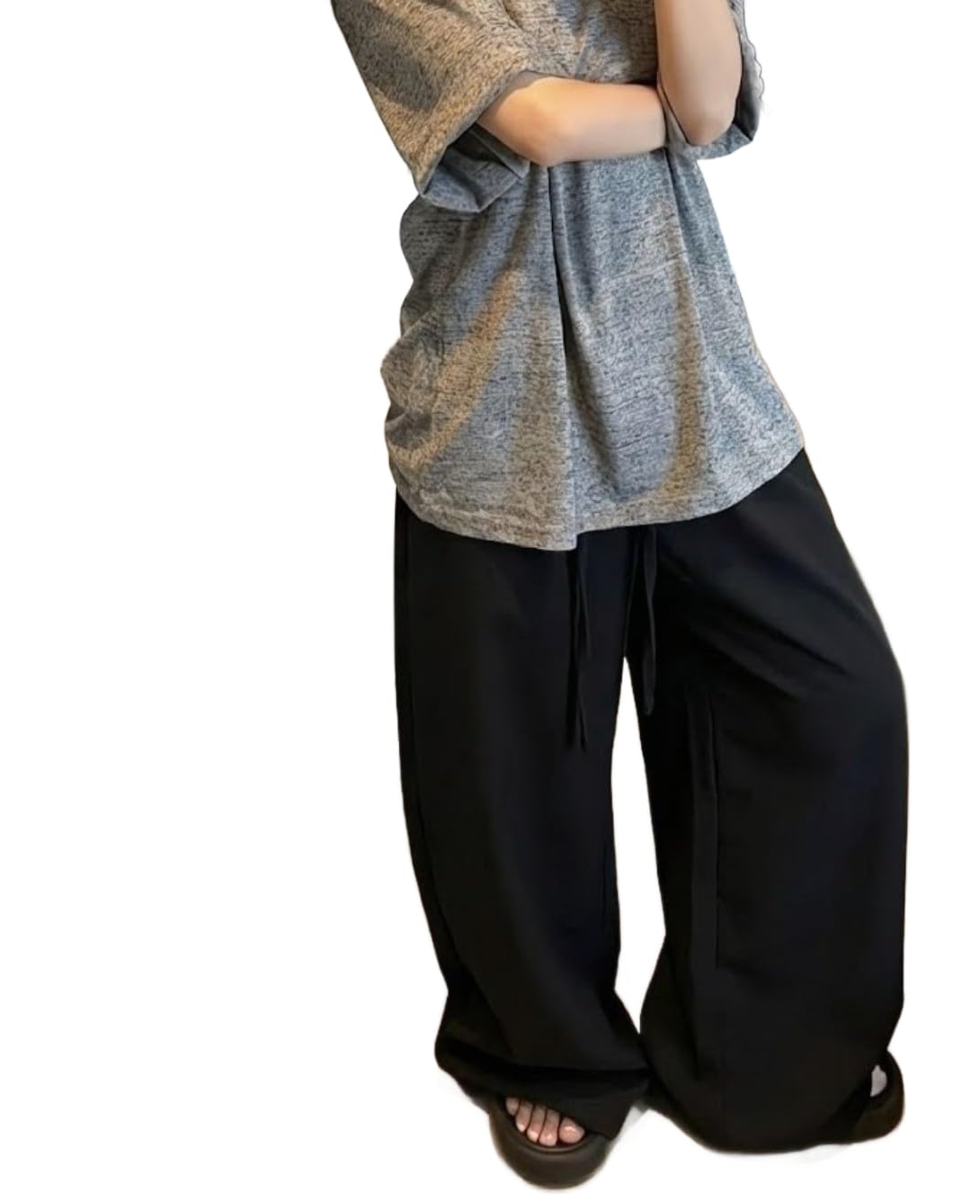 dockstreet Track Pant for Women || Baggy Fit || Track Pants || Full Elastic Jogger Track Pant ||-picture-10