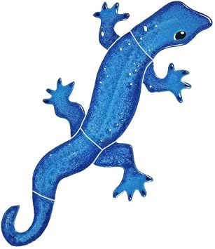 Gecko 8" x 4", Blue Ceramic Swimming Pool Mosaic