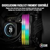 CORSAIR Vengeance RGB DDR5 32Go (2 x 16Go) Jusqu'à 6000MHz AMD Intel RAM - 5