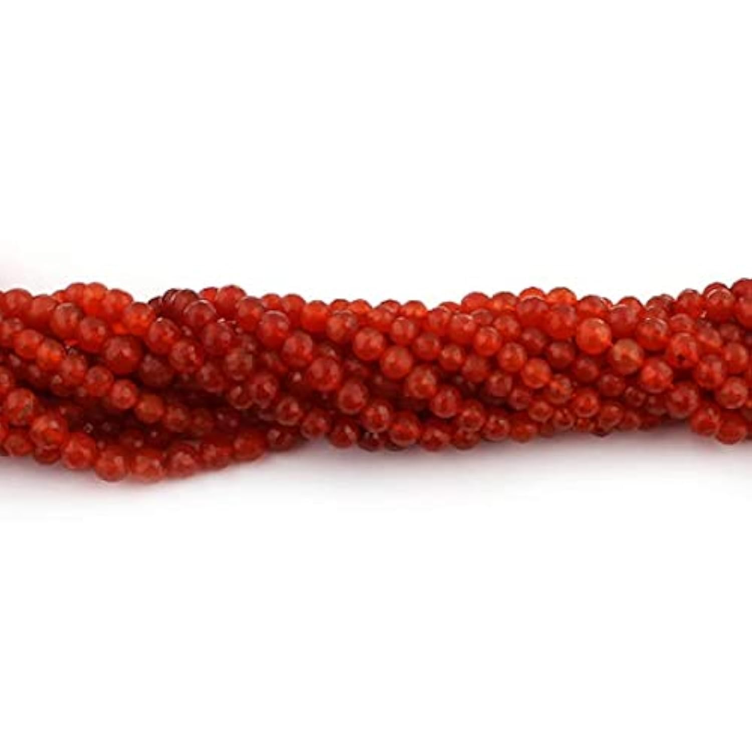 Cornaline en perles de 7mm briolettes pour créer vos colliers d'été bohème chic