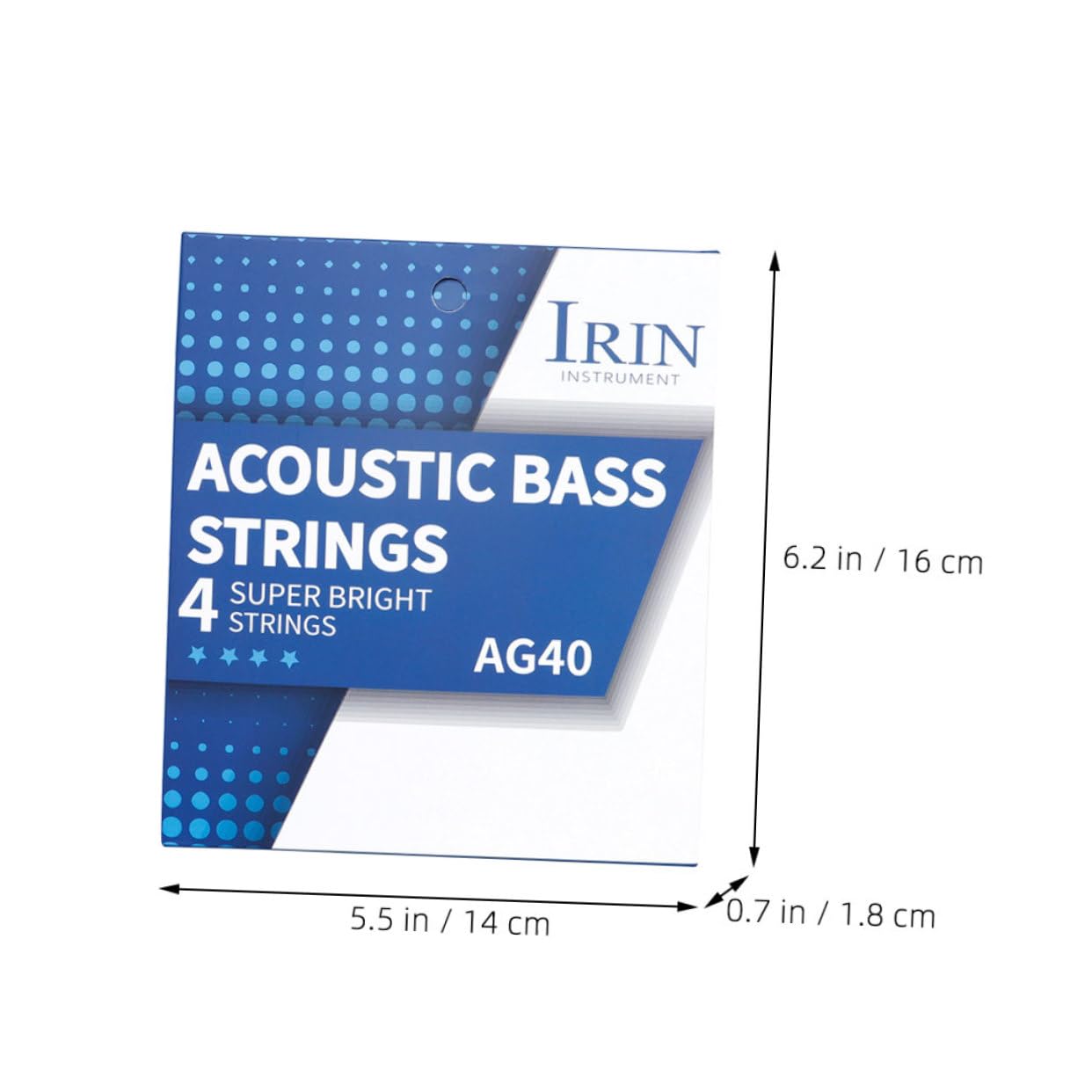 Milisten 4pcs Wooden-bass Strings Alloy Wrapped Strings High Carbon Metal for Bass Instruments
