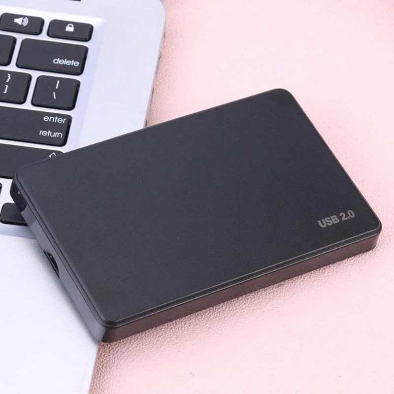 Image of SANCY 2.0 2.5 Inch SATA to USB External Hard Drive Enclosure HDD / SSD, Black Hard Disk Box Enclosure (CC-HDE-2.0)