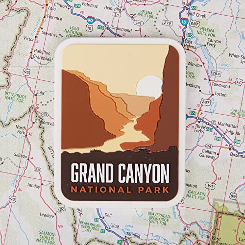 Imán para refrigerador Vagabond Heart Grand Canyon 3D miniatura 5