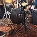 ULDIGI 12-Inch Foldable Dumb Drum Stand Adjustable Snare Drum Rack Tripod Shelf Black for Practice and Performance