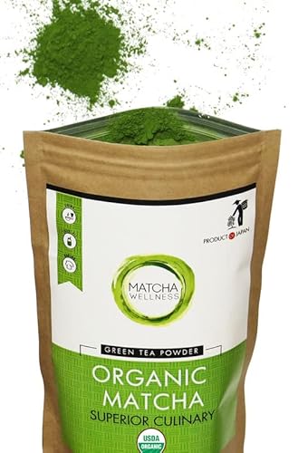 Matcha Green Tea Powder – Organic Japanese Origin - 100% Pure Premium Matcha Tea - No Additives - (3.5Oz) – Matcha Wellness By Eco Heed #TOP18