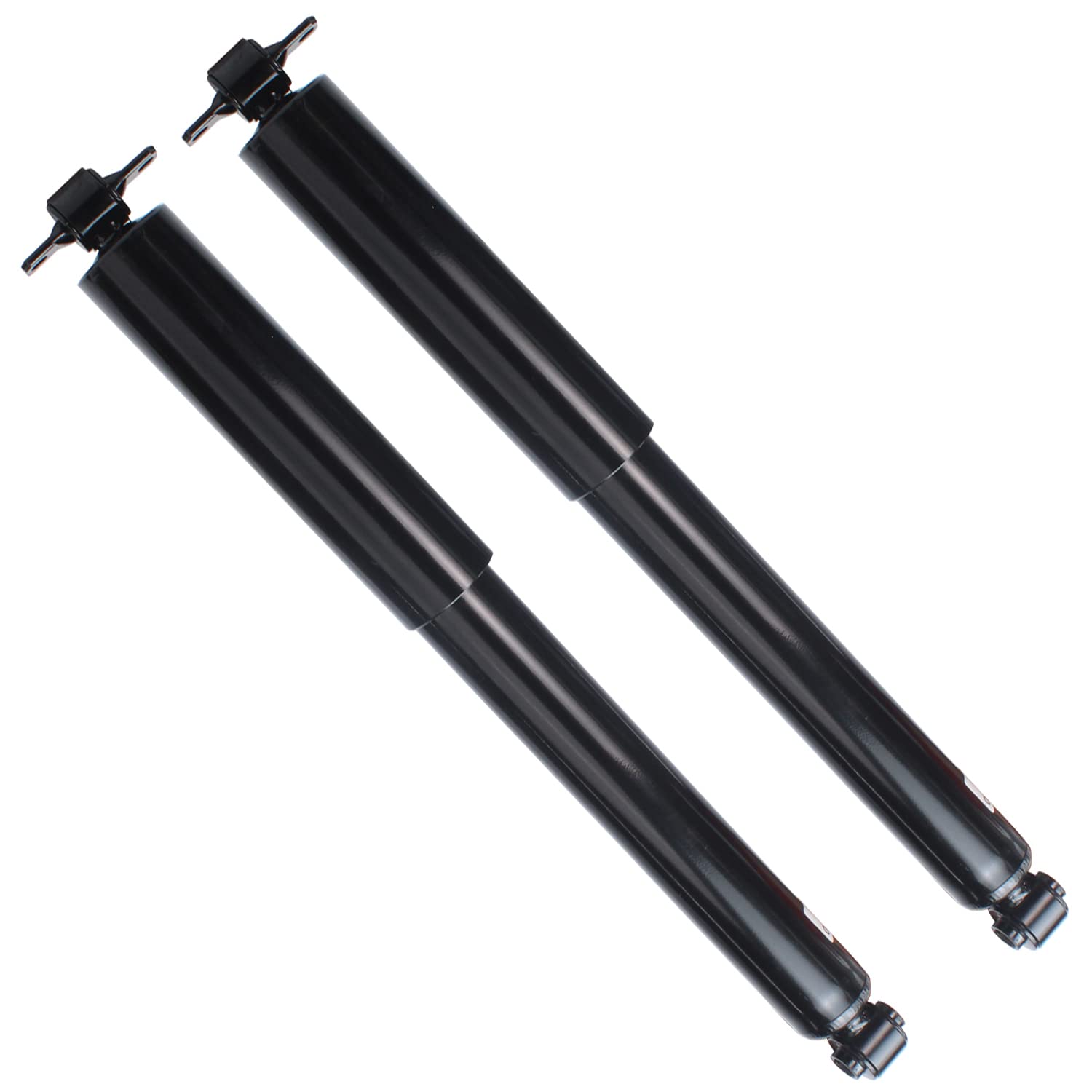 Detroit Axle - Rear 2pc Shock Absorbers for GMC Chevy K1500 K2500 Suburban C1500 C2500 Savana Tahoe Express 2500 3500 Cadillac Escalade, 2 Complete Shock Absorbers Assembly Replacement