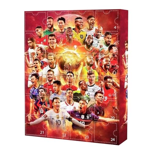 Fußball Adventskalender, Weihnachtskalender Kinder, 24 Tage Weihnachts...