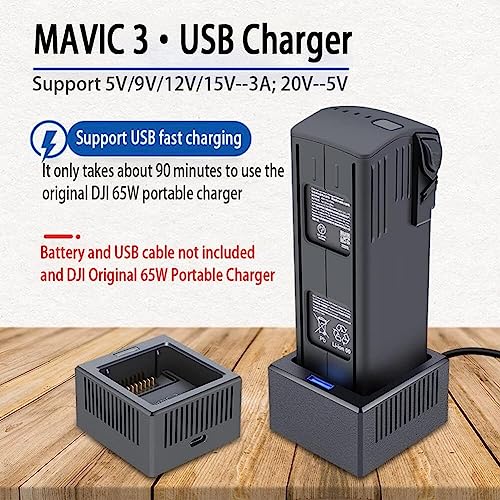Concentrador de carga Mavic 3 portátil con puerto USB de alta velocidad 2