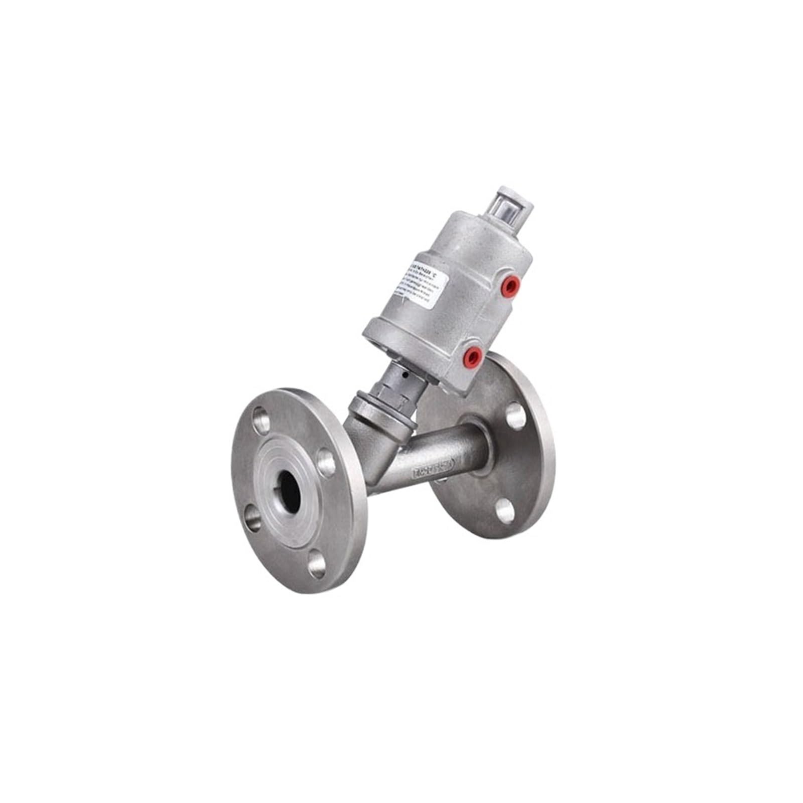 PXQCHAVLN DN50 Stainless Steel Flanged Pneumatic Angle Seat(CLOSED-DOUBLE)