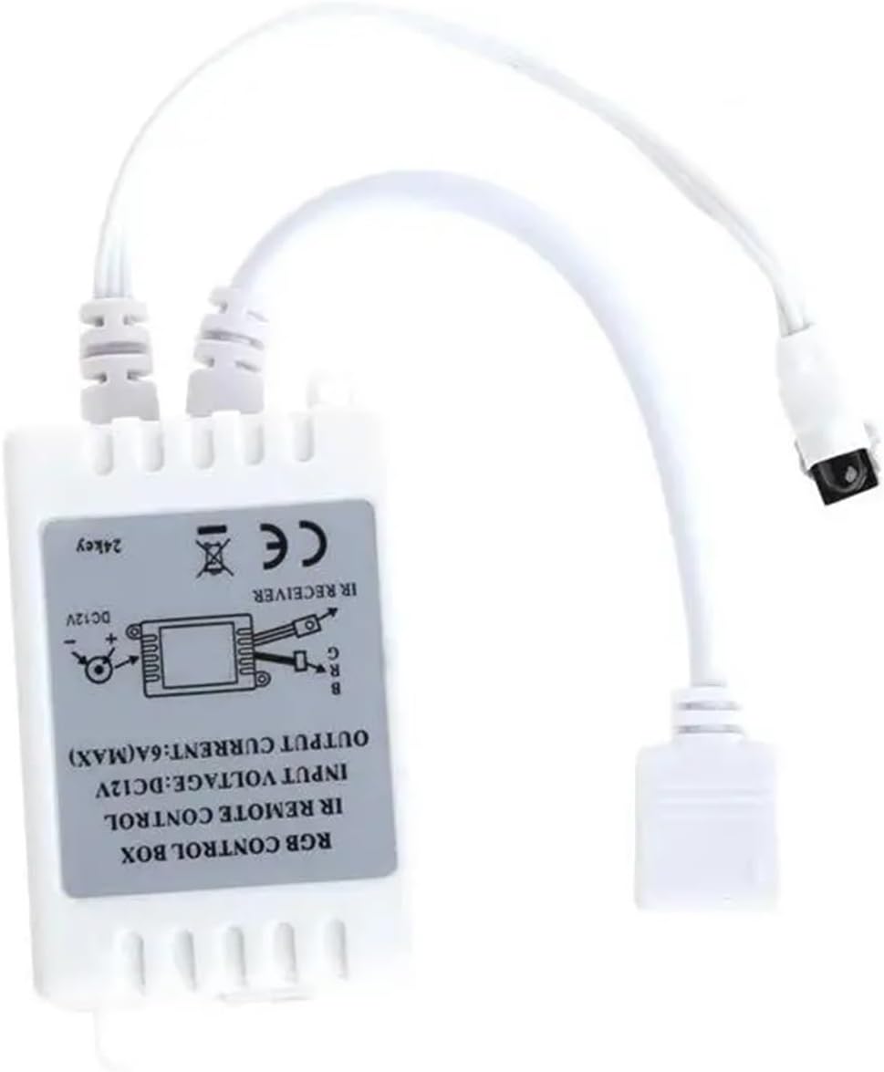 24 キー LED RGB コントローラ DC12V 赤外線リモコン SMD 3528 5050 RGB LED ライトストリップ用