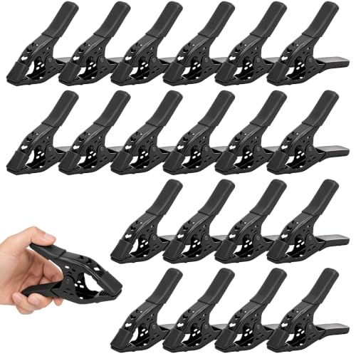 Image of 20-Piece 6-inch Spring Clamps, Heavy Duty Metal Woodworking Clips Spring Clips, 2.5 inch Jaw Opening, Photography Backdrops & DIY Projects