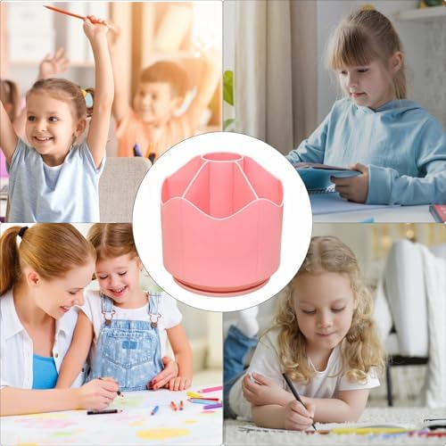 Kalem Kalemlik,üstü Kırtasiye Depolama | Dönen üstü Depolama Kırtasiye Malzemeleri Kalem, Fırçalar, Ev ve Okul sı için Düzenleyici - Görsel 3