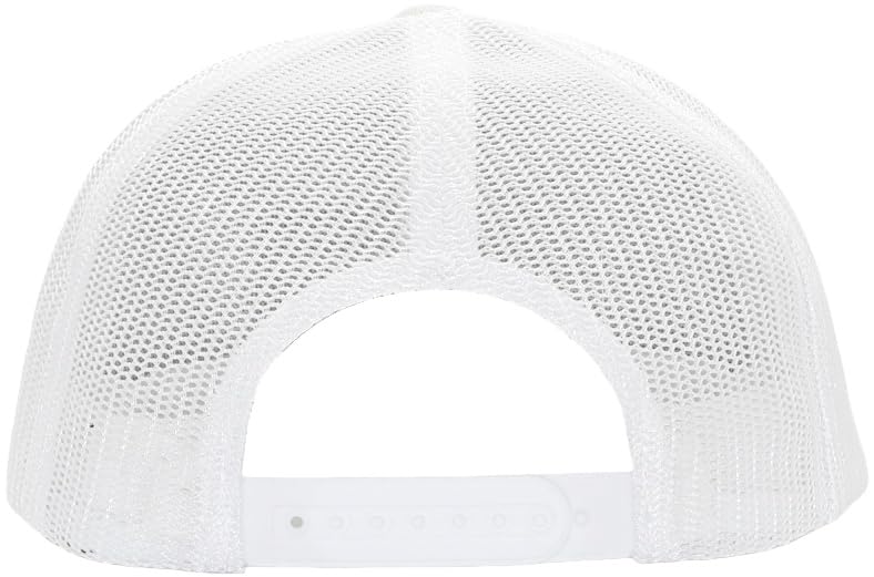 Image of Men Flat Bill USA Flag Mesh Hat Fits OSFM&XXL Head | Snapback Trucker Cap | 250th US Anniversary Veterans Memorial Day Gifts