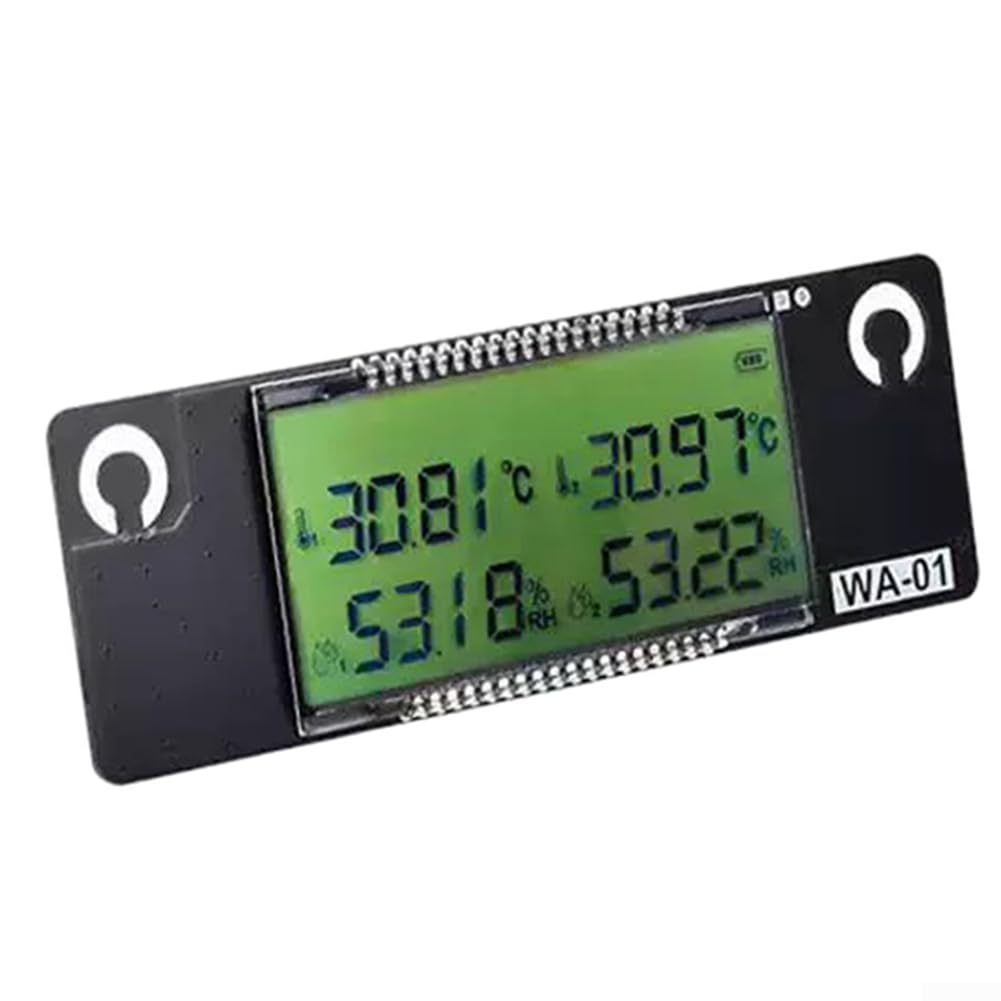 NSHT30 - Termómetro higrómetro de doble muestra de -40 a 125 °C | Sensor externo dual, rango de medición de -40 a 125 °C, alta precisión ± 0,3 °C, ideal para la industria y el laboratorio