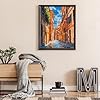 VNUIEHG Streets and Alleys in Rome, Italy Paint by Numbers Kit for Adults, Landscape Paint by Number on Canvas, Scenery Digital Oil Painting Kits Suitable for Home Wall Decoration Gift 16"x20" #2