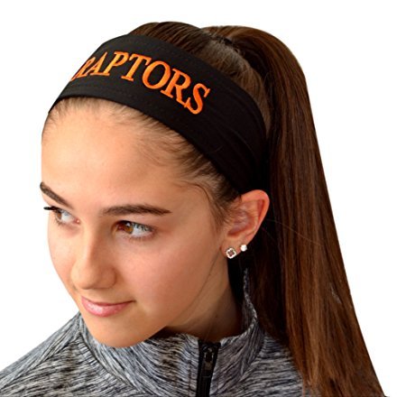 Funny Girl Designs Lacrosse TIE Back Moisture Wicking Headband Personalized with The Embroidered Name of Your Choice Your Custom Colors (Tie DYE - Black - Tie Back Headband)