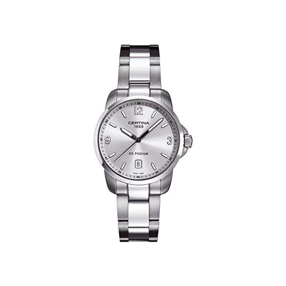 Men's Analogue Quartz Watch with Stainless Steel Plated Strap C001.410.11.037.00