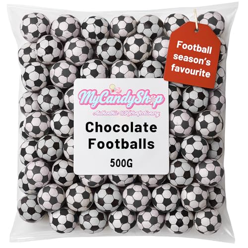 Black/White Chocolate Footballs 500g Football Coach Gifts Party Bag Filler Fathers Day Chocolate Fathers Day Gifts For Daddy