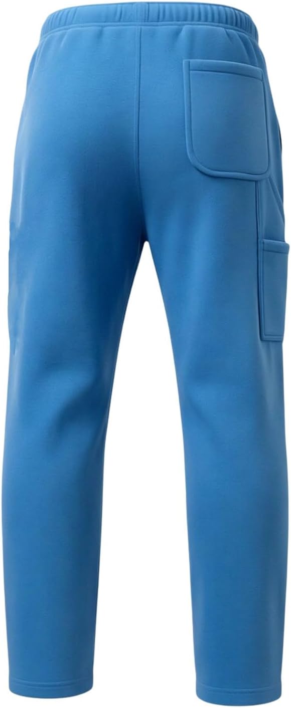 Men's Baggy Sweatpants Casual Straight Leg Elastic Waist
