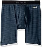 Carhartt mens Base Force 8' Inseam Tech Boxer Briefs, Navy Grid, Medium US