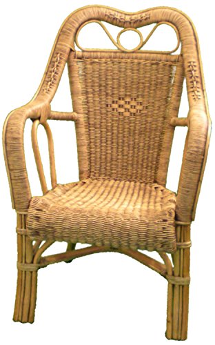 High Back Wicker Chair