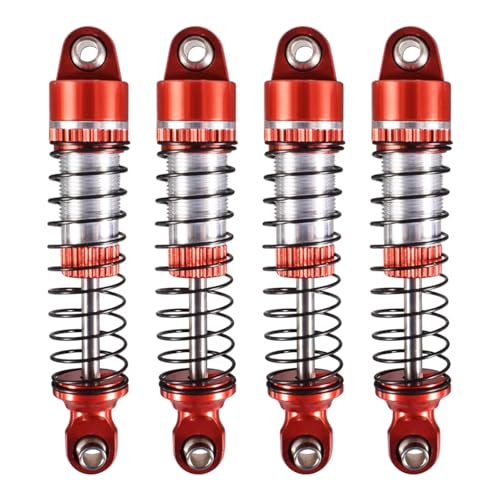 RC�V���b�N�A�u�\�[�o�[ Compatible With TRX4M 1/18 RC�J�[�A�b�v�O���[�h���������A�N�Z�T���[�p�[�c52mm���^���I�C���[�U�V���b�N�A�u�\�[�o�[(Red)