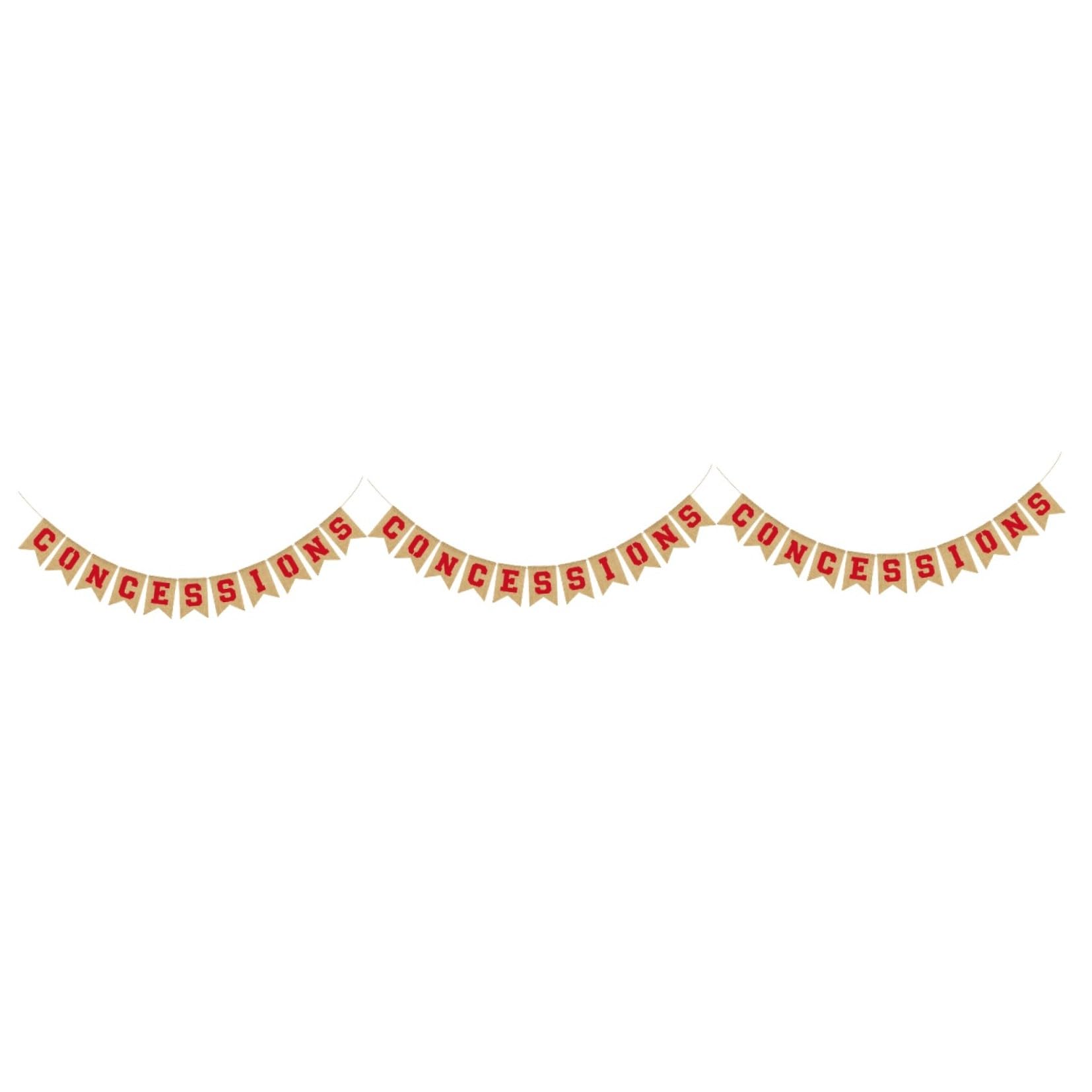 Décoration de fête durable pour éviter le plastique avec la bannière jute