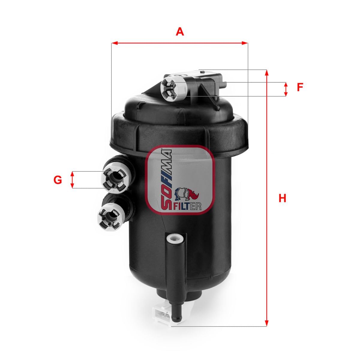 Sofima S 5127 GC - Filtro combustible