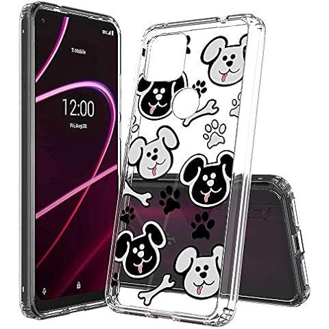 BEYOND CELL Compatible with T-Mobile REVVL 5G Case (6.53”), Aquaflex Transparent Printing Case, Ultra Slim Design with Full Body Reinforced Drop Protection, Shockproof, Anti-Scratch. Cover