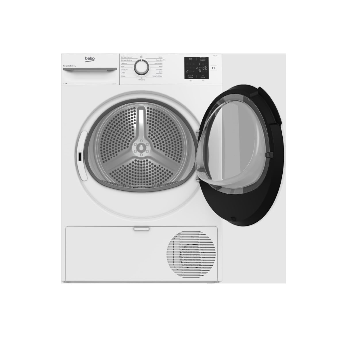 Sèche-linge Pompe À Chaleur À Condensation 60cm 9kg Blanc - D0H1930