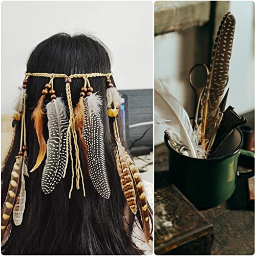 Tharaht 24Pcs Female Ringneck Pheasant Tails Feathers Natural Feathers 12-14Inch 30-35Cm For Crafts Home Wedding Party Performance Diy Decoration Female Pheasant Feathers #TOP6