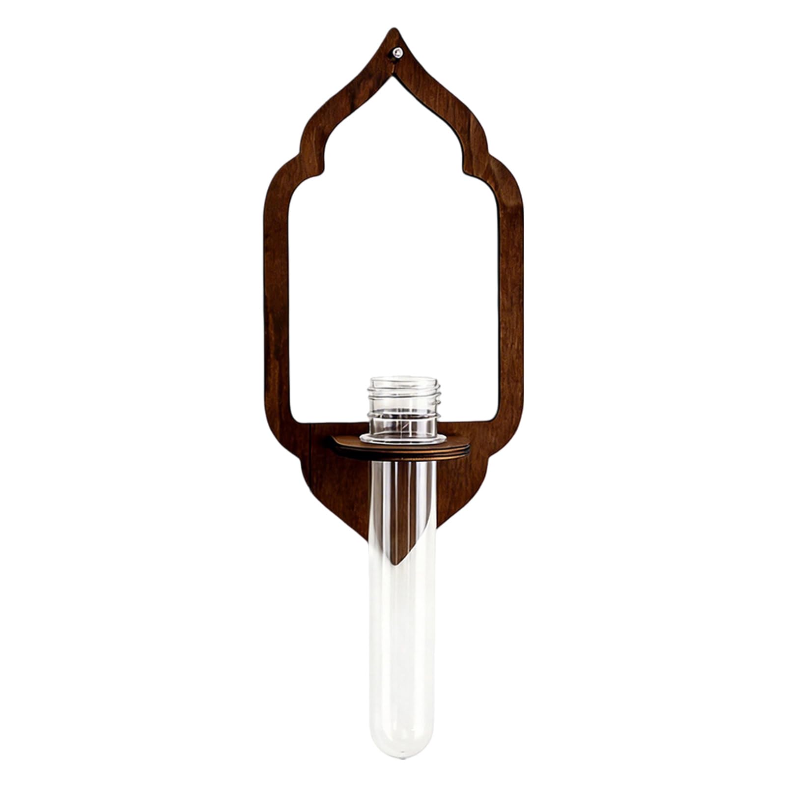 our fave Shape Wooden Planter Shelf with Clear Tube Wall Mount Plant Propagation Station Holder for Decoration Indoor Tend Garden Stand