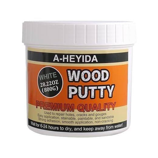 White Wood Putty for Furniture Repair - 800g