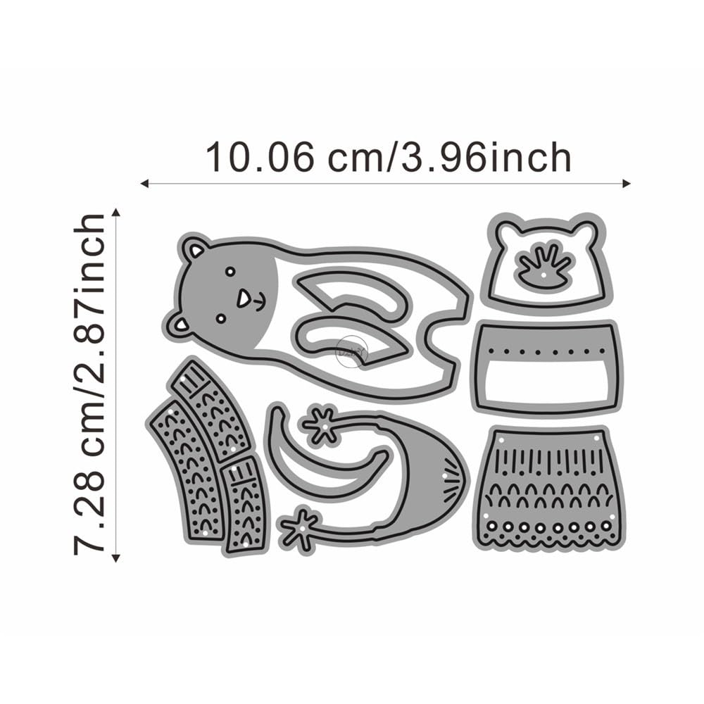 Metal Cutting Dies For Card Making & Scrapbooking – Durable Carbon Steel Tool Box Kit With Storage Pockets