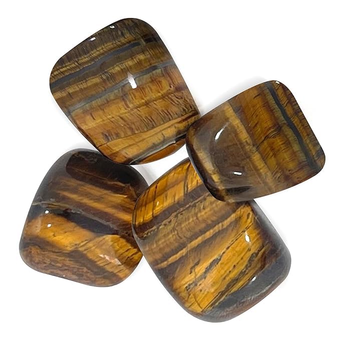Galets œil de tigre naturel G.D Gems | Pierre précieuse authentique de qualité supérieure