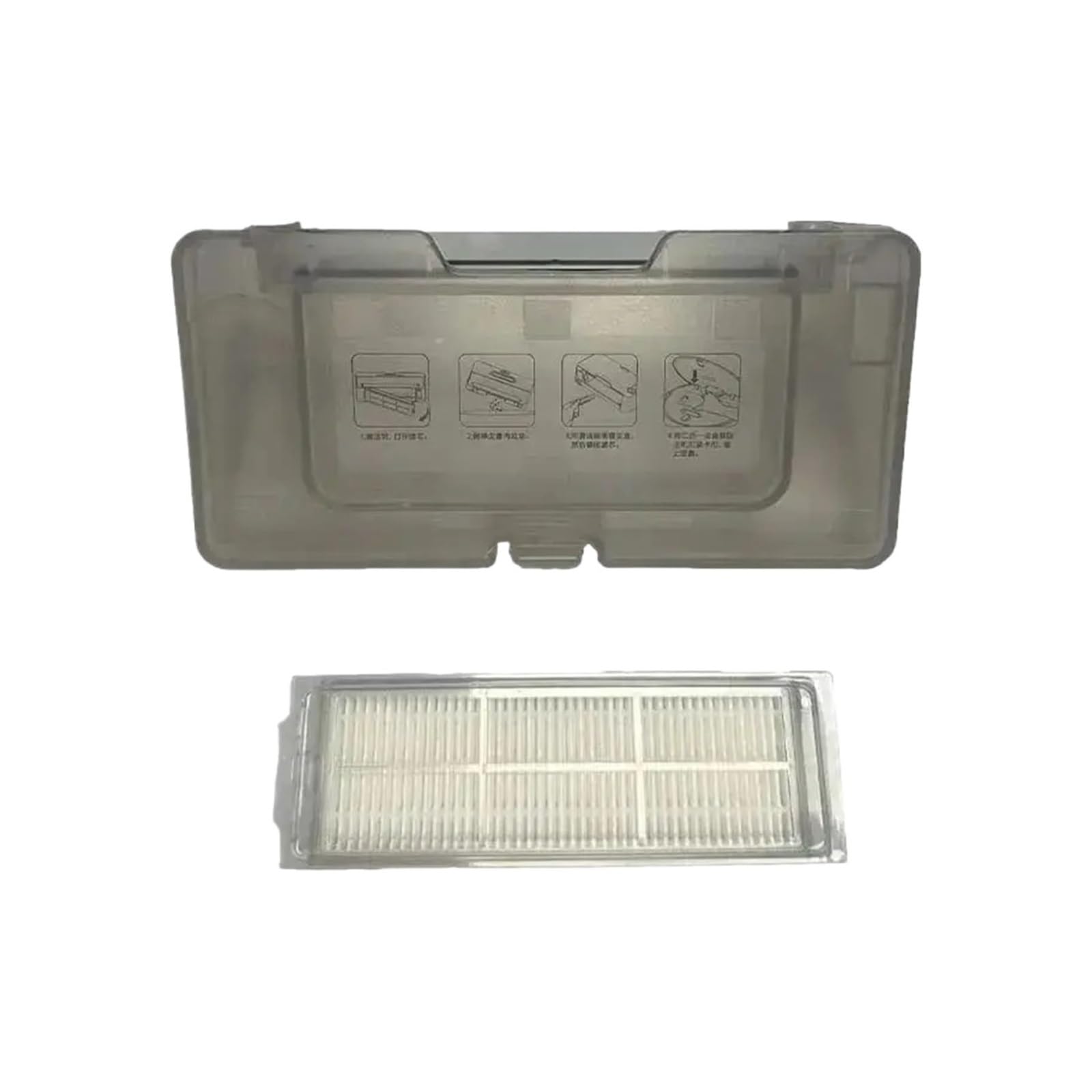 VRYBCNDHFT Dust Box, Compatible For Xiaomi，Robot Vacuum Mop2S MOP3C, Compatible For VIOMI，V2Pro V3 VACUUM S10 XMSTJQR2S B106CN STYTJ02YM Accessories