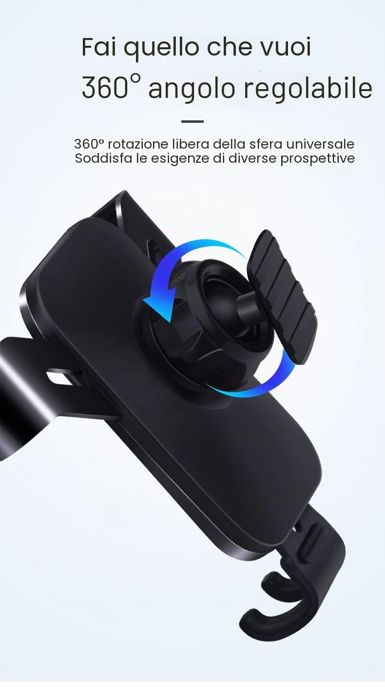 Supporto per cellulare compatibile con Mercedes Benz GLC X254 Coupe Classe C W206 C206 2022 2023 2024 (for GLC X254 2023-2024/C Classe W206 2022-2024)