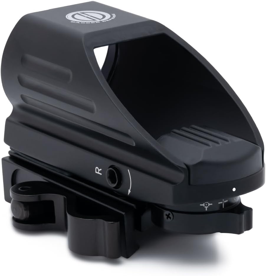 Veteran Owned Company- DDHQ Red Dot Reflex Sight Scope with Quick Detach Mount- Reflex Sight Optic and Substitute for Holographic red dot Sight