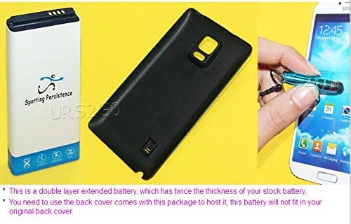 Amazon Com Galaxy Note Edge Extended Battery 9100mah Li Ion Battery With Black Back Cover Stylus For Samsung Galaxy Note Edge Sm N915p Shipping From Usa Cell Phones Accessories