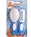 Baby Hair Brush, Cradle Cap Brush, Baby Hair Comb, Baby Hair Brush and Comb Set for Newborns & Toddlers, Baby Brush Soft Bristles, Ideal for Cradle Cap, Perfect Baby Registry Gift (Blue)