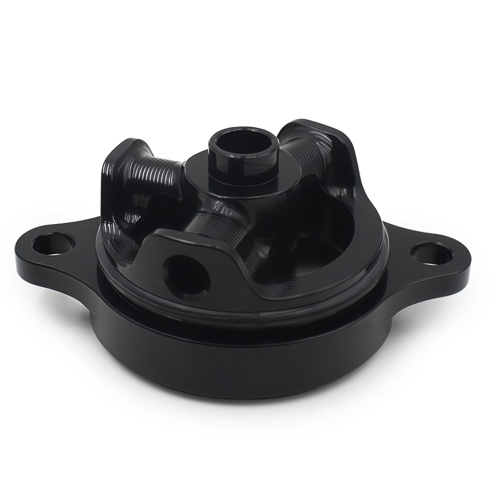 Motorrad Ölfilter Abdeckkappe Zubehör Hochleistungs-Aluminiumlegierung für TRX450R 450er Cbf450R Professional, Schwarz
